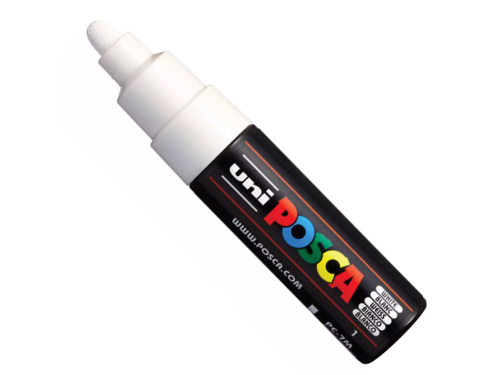 Posca Paint Marker Pen PC-7M - Uni - white