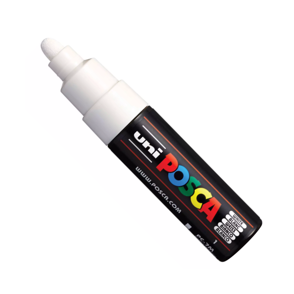 Posca Paint Marker Pen PC-7M - Uni - white