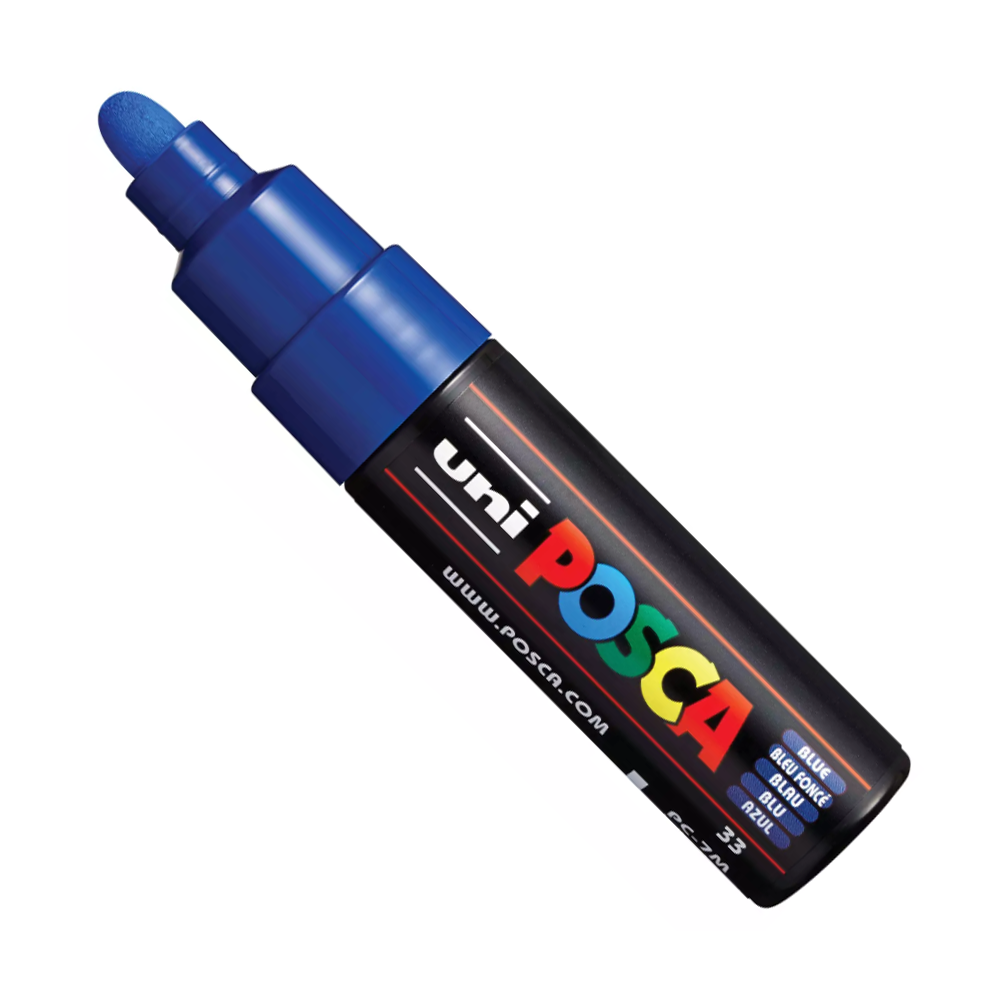 Marker Posca PC-7M - Uni - niebieski, blue