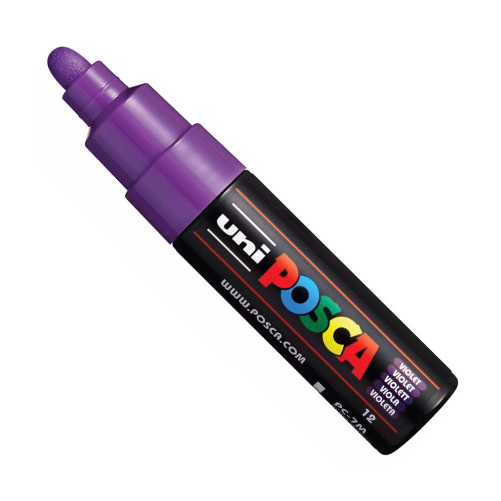 Marker Posca PC-7M - Uni - fioletowy, violet
