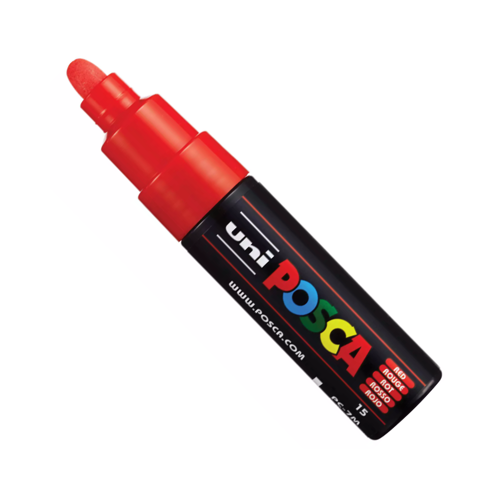Marker Posca PC-7M - Uni - czerwony, red