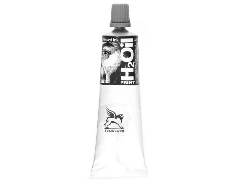 H2Oil relief paint, ink for linocut - Renesans - Lamp Black, 60 ml