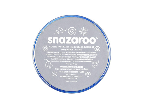 Face and body make-up paint - Snazaroo - Light Grey, 18 ml