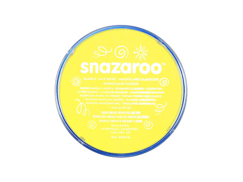 Face and body make-up paint - Snazaroo - Pale Yellow, 18 ml