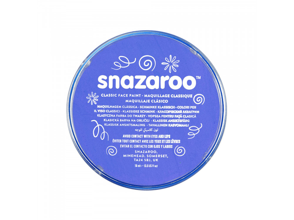 Face and body make-up paint - Snazaroo - Sky Blue, 18 ml