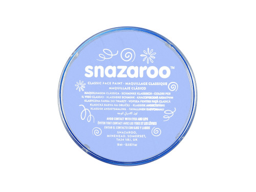 Farba do malowania twarzy - Snazaroo - Pale Blue, 18 ml