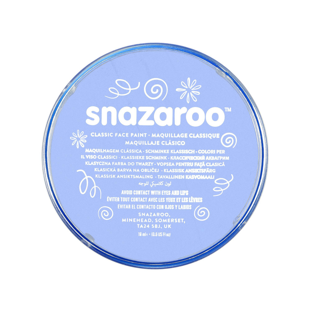 Face and body make-up paint - Snazaroo - Pale Blue, 18 ml