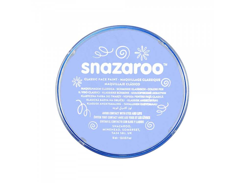 Face and body make-up paint - Snazaroo - Pale Blue, 18 ml