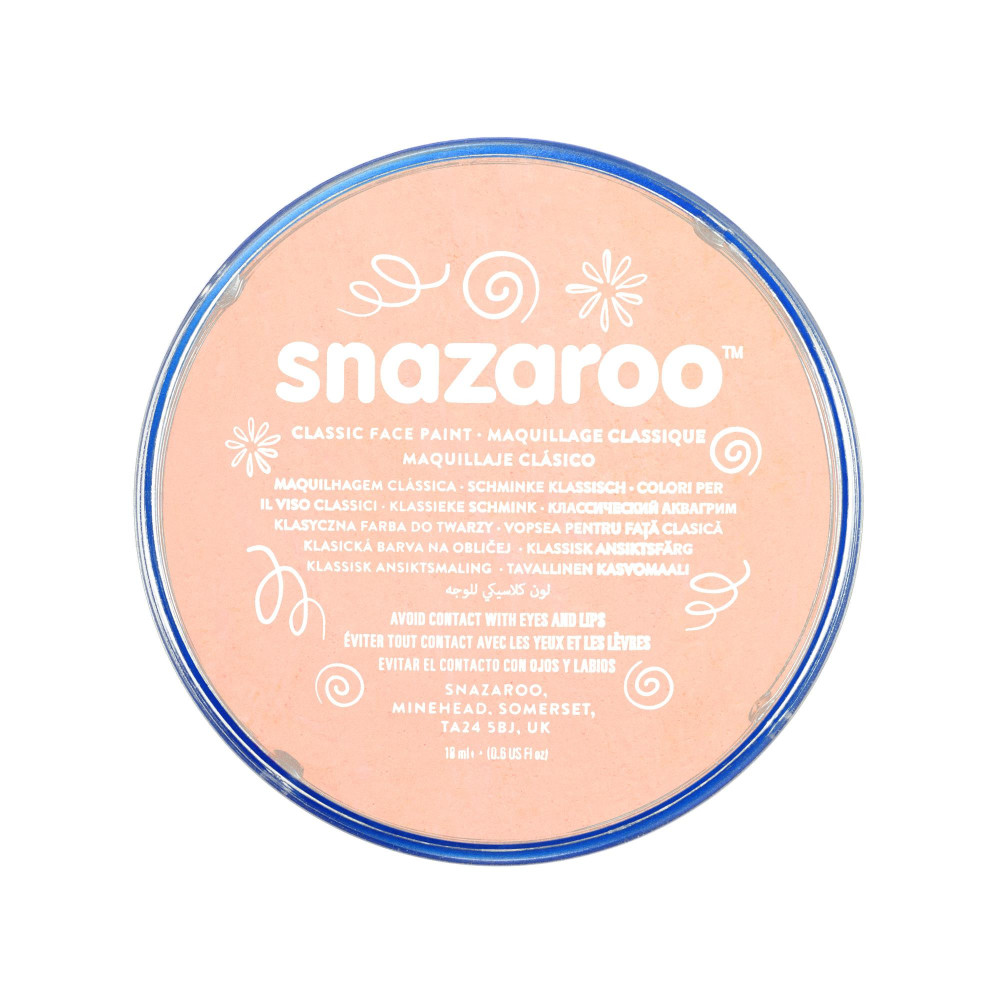 Face and body make-up paint - Snazaroo - Complexion Pink, 18 ml