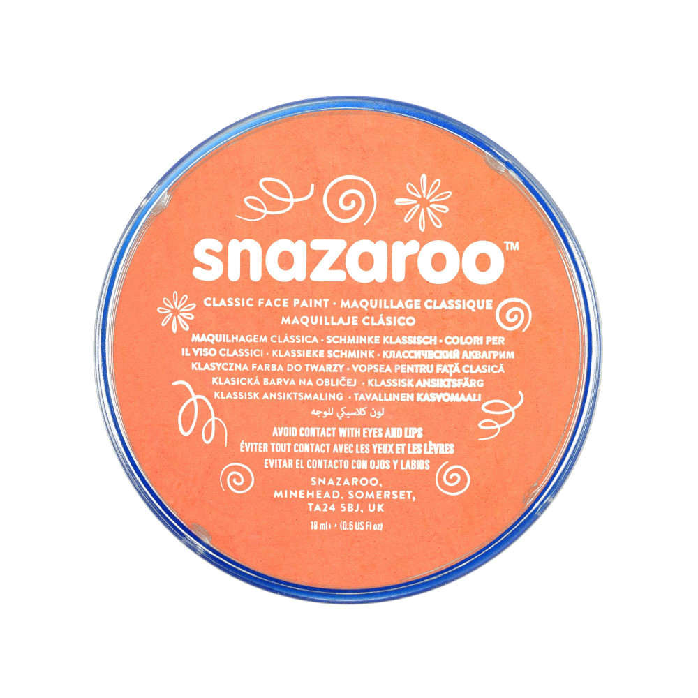 Face and body make-up paint - Snazaroo - Apricot, 18 ml