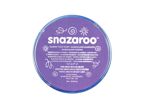 Farba do malowania twarzy - Snazaroo - Lilac, 18 ml