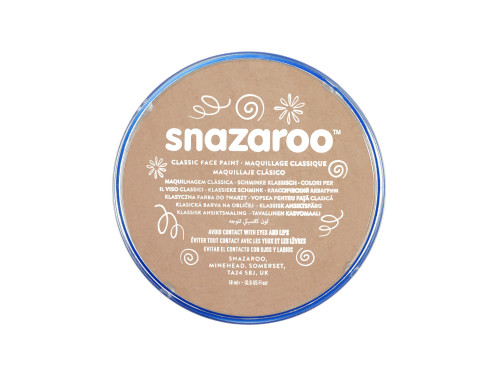 Face and body make-up paint - Snazaroo - Barely Beige, 18 ml