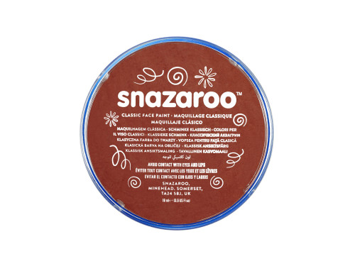 Face and body make-up paint - Snazaroo - Rust Brown, 18 ml