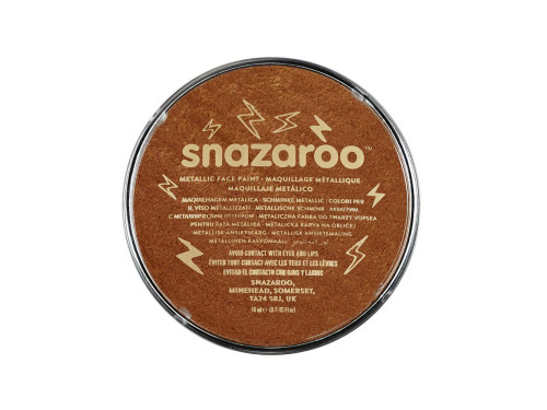 Face and body make-up paint - Snazaroo - Metallic Copper, 18 ml