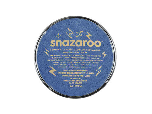Face and body make-up paint - Snazaroo - Metallic Electric Blue, 18 ml