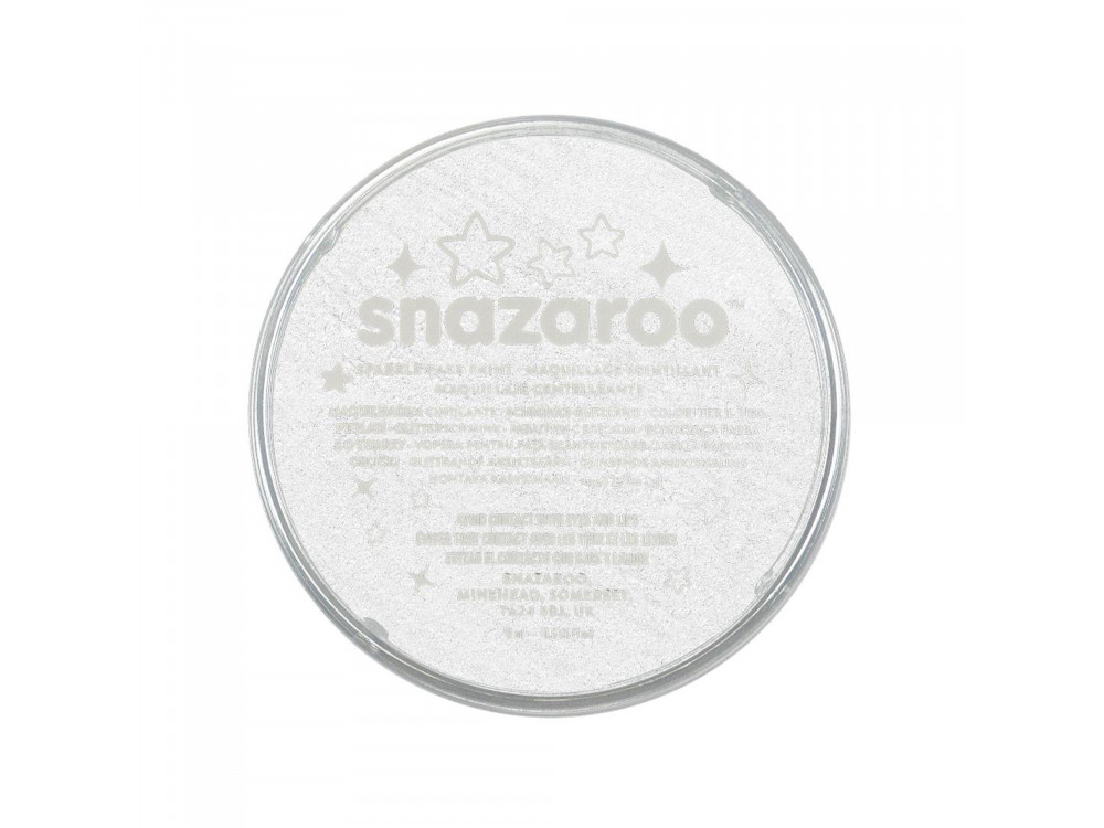 Face and body make-up paint - Snazaroo - Sparkle White, 18 ml