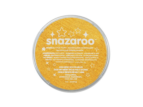 Face and body make-up paint - Snazaroo - Sparkle Yellow, 18 ml