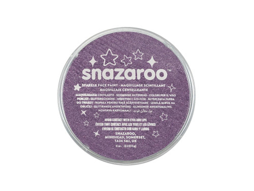 Farba do malowania twarzy - Snazaroo - Sparkle Lilac, 18 ml