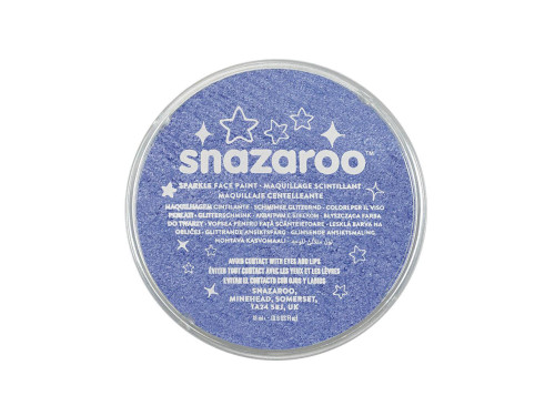 Farba do malowania twarzy - Snazaroo - Sparkle Blue, 18 ml