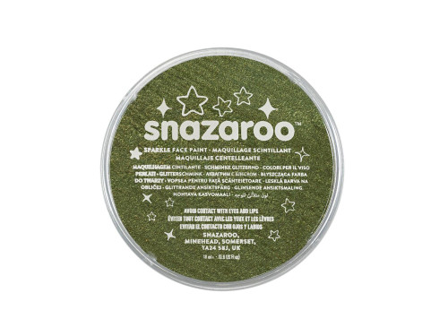 Face and body make-up paint - Snazaroo - Sparkle Green, 18 ml