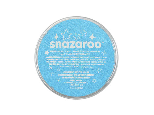 Farba do malowania twarzy - Snazaroo - Sparkle Turquoise, 18 ml
