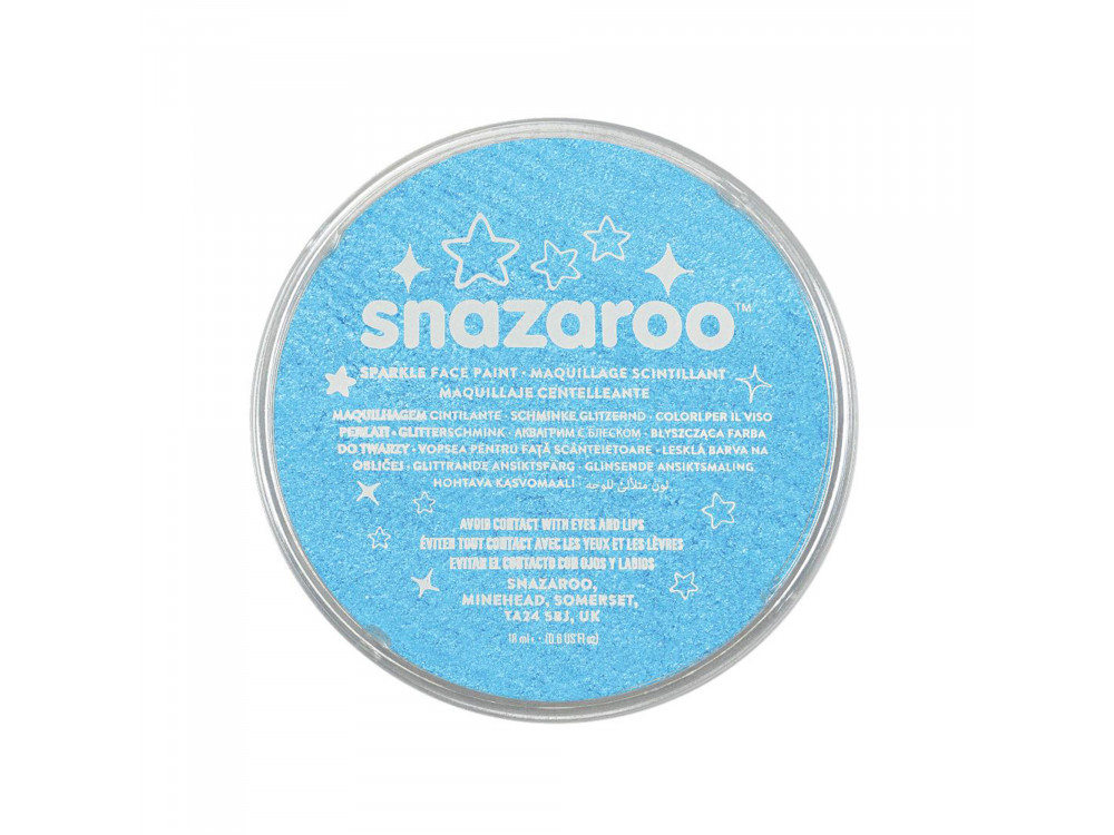 Face and body make-up paint - Snazaroo - Sparkle Turquoise, 18 ml
