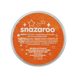 Face and body make-up paint - Snazaroo - Sparkle Orange, 18 ml