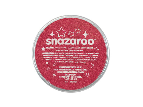 Face and body make-up paint - Snazaroo - Sparkle Red, 18 ml