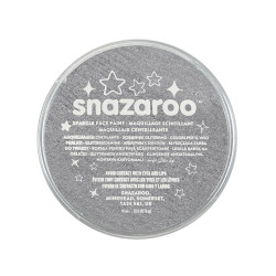 Farba do malowania twarzy - Snazaroo - Sparkle Gun Metal Grey, 18 ml
