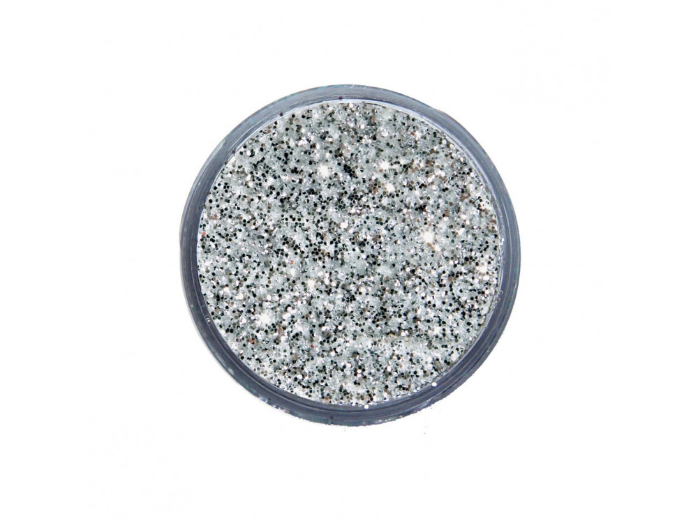 Face and body make-up glitter dust - Snazaroo - Silver Dust, 12 ml