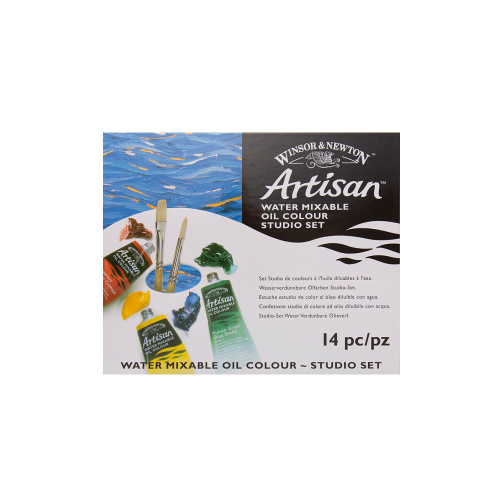 Zestaw farb olejnych w tubkach Artisan - Winsor & Newton - 10 kolorów x 37 ml