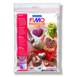 Clay mould Fimo - Staedtler - hearts, 5 x 6 cm