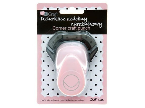 Dziurkacz narożnikowy 2,5 cm - DpCraft - Zaokrąglacz