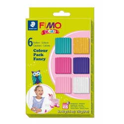 Fimo Kids modelling clay - Staedtler - Fancy, 6 colors x 42 g