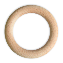 Macrame wooden rings - 77 mm