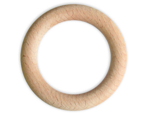 Kółko pierścień drewniany do makramy - 93 mm