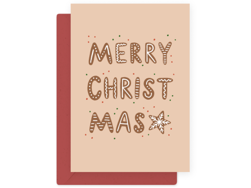 Kartka okolicznościowa - Eökke - Merry Christmas, 12 x 17 cm