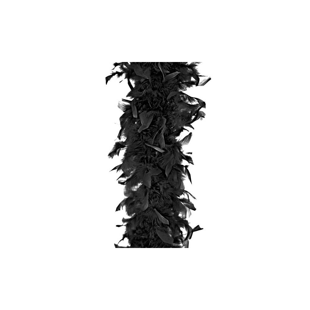 Boa scarf for Halloween - black, 180 cm