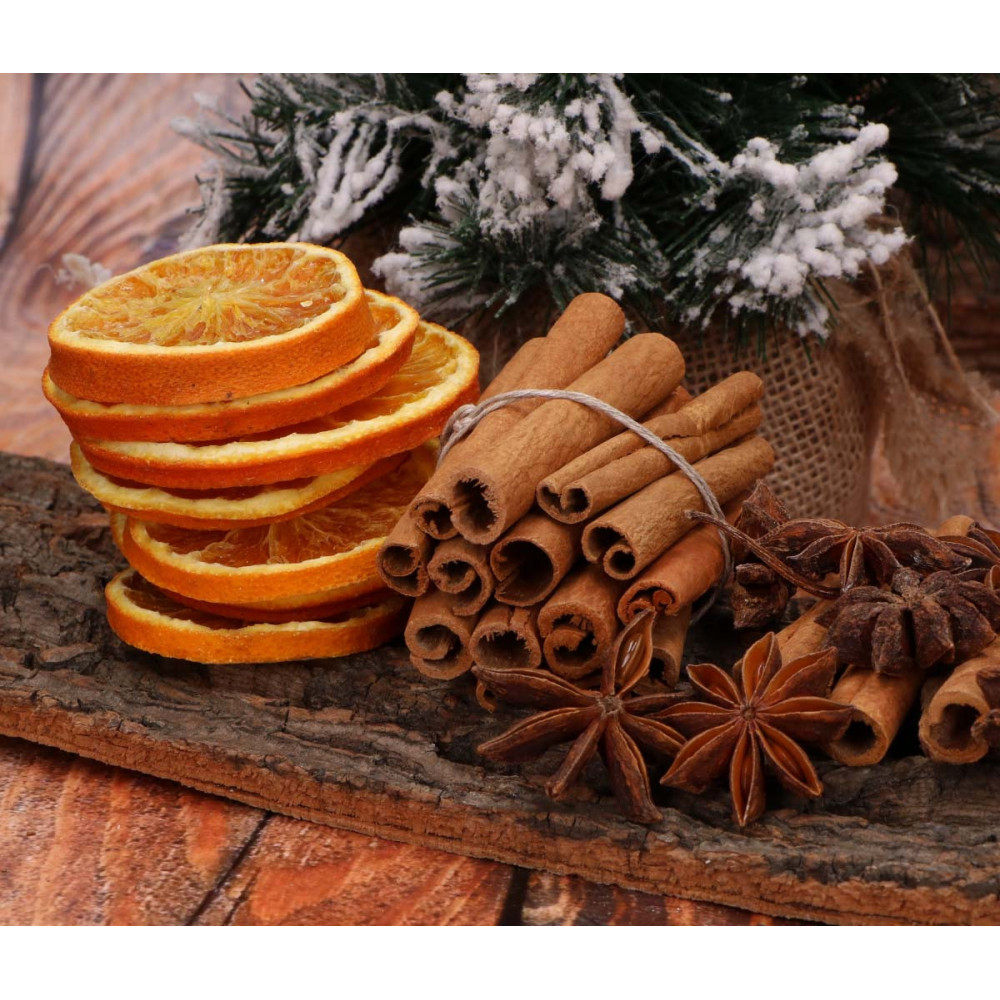 Dried oranges, anise and cinnamon - 75 g