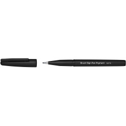 Pisak pędzelkowy Brush Sign Pigment Pen - Pentel - czarny
