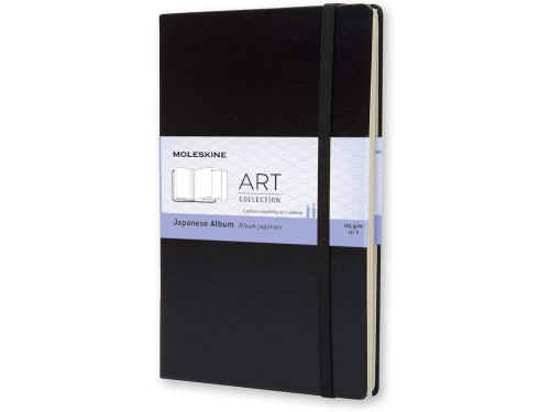 Japanese Album Art Collection - Moleskine - Black, plain, hardcover, 165 g, L