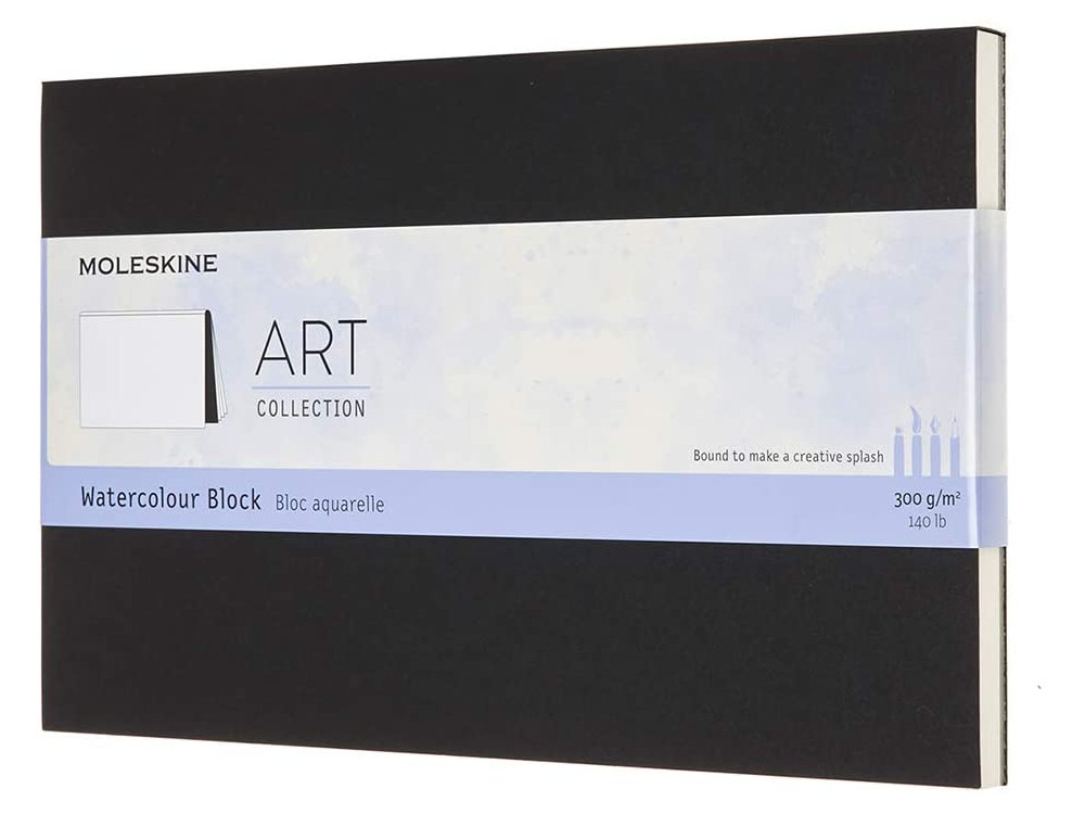 Blok do akwareli Art Collection - Moleskine - 13 x 21 cm, 300 g, 20 ark.