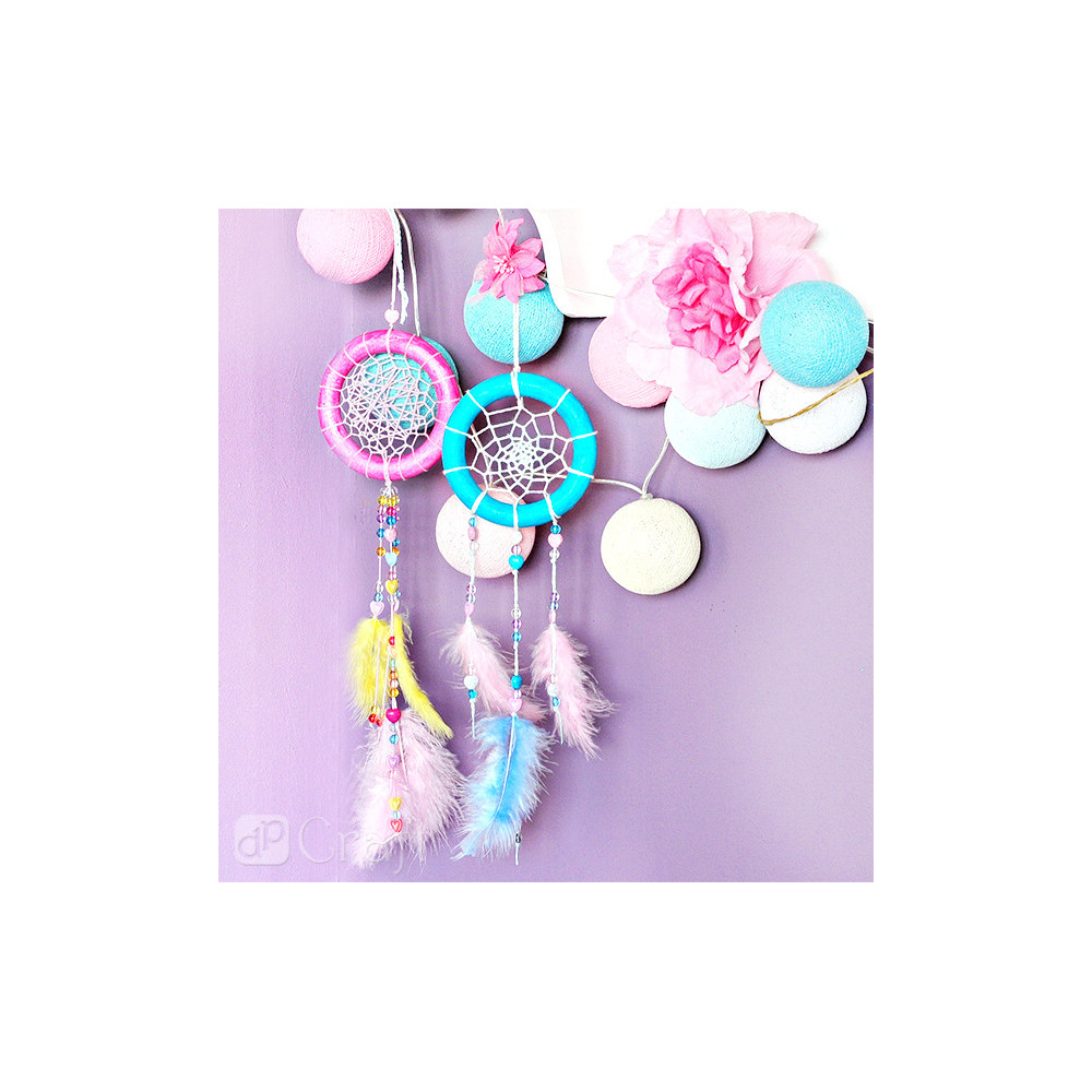 Decorative feathers - DpCraft - pink, 10 g