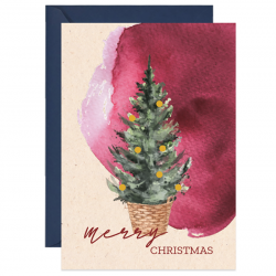 Kartka okolicznościowa - Paperwords - Merry Christmas, A6