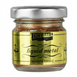Płynny metal Liquid Metal  - Pentart - miedziany, 30 ml