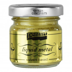 Płynny metal Liquid Metal - Pentart - złoty, 30 ml