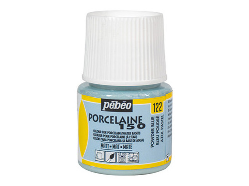 Paint for porcelain Porcelaine 150 - Pébéo - Powder Blue Matt, 45 ml