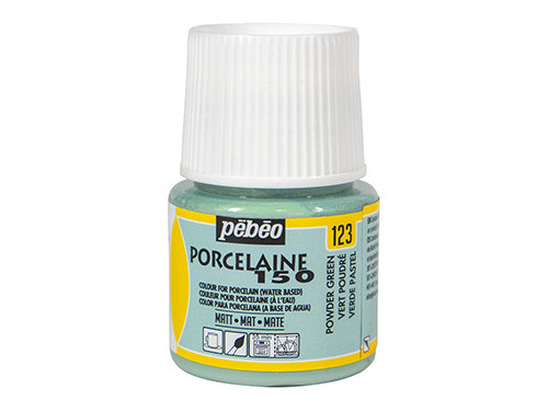 Farba do porcelany Porcelaine 150 - Pébéo - Powder Green Matt, 45 ml