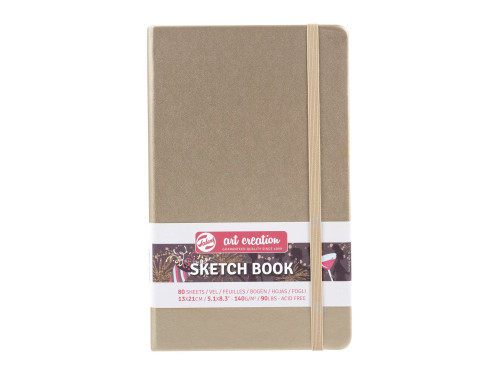 Sketch Book 13 x 21 cm - Talens Art Creation - White Gold, 140 g, 80 sheets