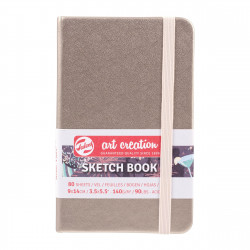 Sketch Book 9 x 14 cm - Talens Art Creation - Pink Champagne, 140 g, 80 sheets